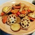 越後のさくらもち's cooksnap of when they made ゴロゴロ根菜のバルサミコ酢ソテー♡.