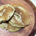 Vriksha22's cooksnap of when they made オートミールパンケーキ＊.
