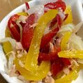 YuzuKizu's cooksnap of when they made フルーツパプリカ 玉ねぎ ツナサラダ簡単.