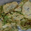 ｽｶｲﾌｨｯｼｭ☆'s cooksnap of when they made 節約レシピ☆キャベツと卵のお焼き☆.