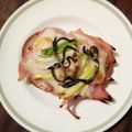 inLondon's cooksnap of when they made 朝食☆うま～塩昆布とネギのチーズトースト.