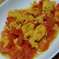 ナーちゃん's cooksnap of when they made 卵とトマトのオリーブ油炒め.