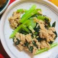ぐうたら主婦みん's cooksnap of when they made ☆糖質オフ☆ 小松菜とツナの炒め物.