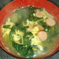 maimama12's cooksnap of when they made ほうれん草とえのきの和風スープ♥.