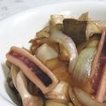 umemodoki's cooksnap of when they made 簡単！エリンギとイカのオリーブオイル炒め.