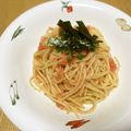 きなこだるま's cooksnap of when they made 混ぜるだけ★たらこバターパスタ.