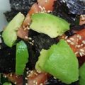 クック105KEH☆'s cooksnap of when they made アボガト海苔サラダ.