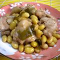 みなみ7's cooksnap of when they made 鶏もも肉と大豆のにんにく醤油煮.