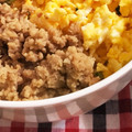 ひこにゃん＊'s cooksnap of when they made 簡単　とりそぼろ丼.