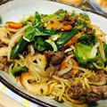 ゆぼ☆'s cooksnap of when they made 簡単！プルコギビーフ焼きそば.