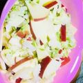 か（＾ν＾）♡'s cooksnap of when they made マヨと塩胡椒だけ♪白菜と林檎のサラダ.