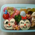 とーぼー's cooksnap of when they made キャラ弁*コキンちゃんおにぎり.