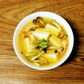 ウメ吉さん's cooksnap of when they made かに缶となめことお豆腐の中華風ｽｰﾌﾟ.