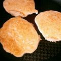 ラムシュワワ's cooksnap of when they made 冷めてもフワフワ♪米粉パンケーキ.