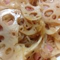 クックPX0BNC☆'s cooksnap of when they made レンコンとベーコンの洋風キンピラ.