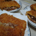 豆と麦's cooksnap of when they made 簡単！油揚げに詰めるだけ☆豚こまとんかつ.