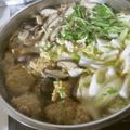 クックあこ's cooksnap of when they made 鶏団子鍋♬安くて簡単.