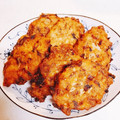 クックEQYGUJ☆'s cooksnap of when they made 男弁☆鮭缶のかき揚げと竹輪の磯辺揚げ弁当.