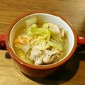 しろくま's cooksnap of when they made 芯から温まる♡豚コマ白菜のおかずスープ.