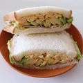 まんまるまうちゃん's cooksnap of when they made アボカドでガッツリ★ボリュームサンド.