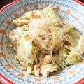 コレクション's cooksnap of when they made 春雨とキャベツのヘルシー炒め.