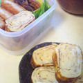 としかずぷ's cooksnap of when they made お弁当サイズ♡卵ふたつでふんわりだし巻き.