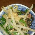 クックLJ2W4Q☆'s cooksnap of when they made ちょこっと逸品ごま油とニラともやしの小鉢.