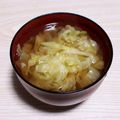 アクセル☆'s cooksnap of when they made たっぷりキャベツと生姜のほかほかスープ.