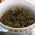 エルルン's cooksnap of when they made 人参葉とちりめん雑魚の胡麻おかか振りかけ.