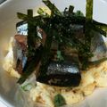 ☆うさきちさん☆'s cooksnap of when they made 缶詰で秋刀魚の蒲焼丼.