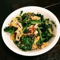 mahmican's cooksnap of when they made カブの葉の炒め物.