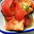 ちろむさし's cooksnap of when they made トマトと大葉の和風マリネ♡.