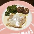 ☆ciao☆'s cooksnap of when they made 白身魚のムニエル☆味噌クリーム仕立て.