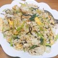 ちんねんさん。's cooksnap of when they made 大人味♪塩昆布と三つ葉の炒飯*山葵風味.