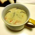 ちいさん's cooksnap of when they made クリームシチュー 残り　クラムチャウダー.