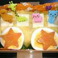 YURICOママ's cooksnap of when they made キャラ弁♡オムライスのバスで遠足.