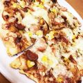 優希優希優希's cooksnap of when they made ピザ生地にお好みソースを☆お好み焼きピザ.