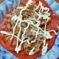 Μαｉ's cooksnap of when they made 簡単おいしい！お好み焼き味のトマトサラダ.
