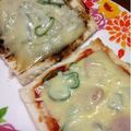 ぽぽきゅ's cooksnap of when they made ペたんこ食パンで★クリスピーピザ.