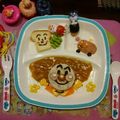 moniiiaiii's cooksnap of when they made アンパンマン✩簡単キャラ弁.
