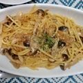 リニアの家's cooksnap of when they made 簡単！きのこのバター醤油クリームパスタ.