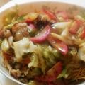 yukky☆mama's cooksnap of when they made 長崎名物風皿うどん.