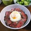 yuchiママ's cooksnap of when they made 人気検索1位入☆柔らか牛もも肉の甘醤油丼.