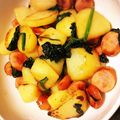 酒豪！'s cooksnap of when they made じゃがいもベーコンほうれん草の炒め物.