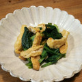 金魚のひらり's cooksnap of when they made 白だし＋めんつゆで☆小松菜油揚げの炒め煮.