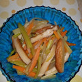 紅茶とチーズケーキ's cooksnap of when they made セロリとさつま揚げの煮びたし.