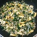 のり子のおかず♪'s cooksnap of when they made 大根の葉炒め(菜飯の素).