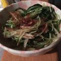 すごめ's cooksnap of when they made シャキシャキ♪水菜のおかかあえ♪.