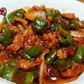 冬美☆'s cooksnap of when they made 豚肉ピーマン玉ねぎのケチャップ炒め.