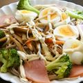 スタイリッシュママ's cooksnap of when they made きんぴらごぼうリメイク★そばサラダ★.